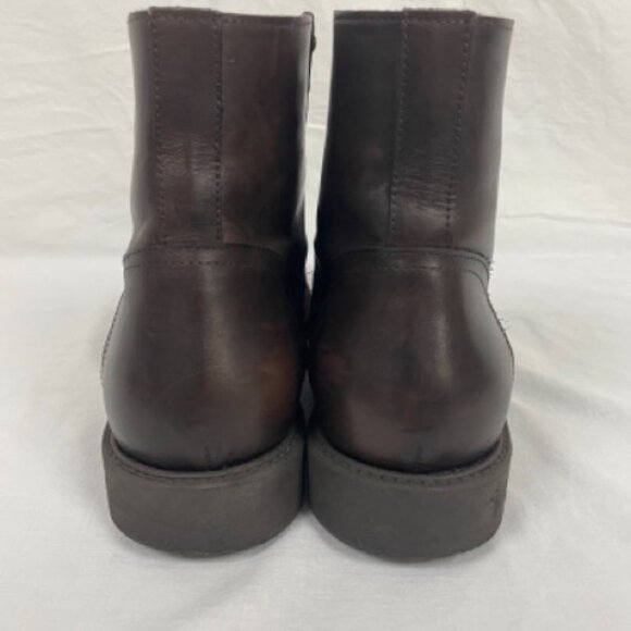 To Boot New York Adam Derrick Leather Lace-Up Boots – Made in Italy – Size 12 - Picture 4 of 8